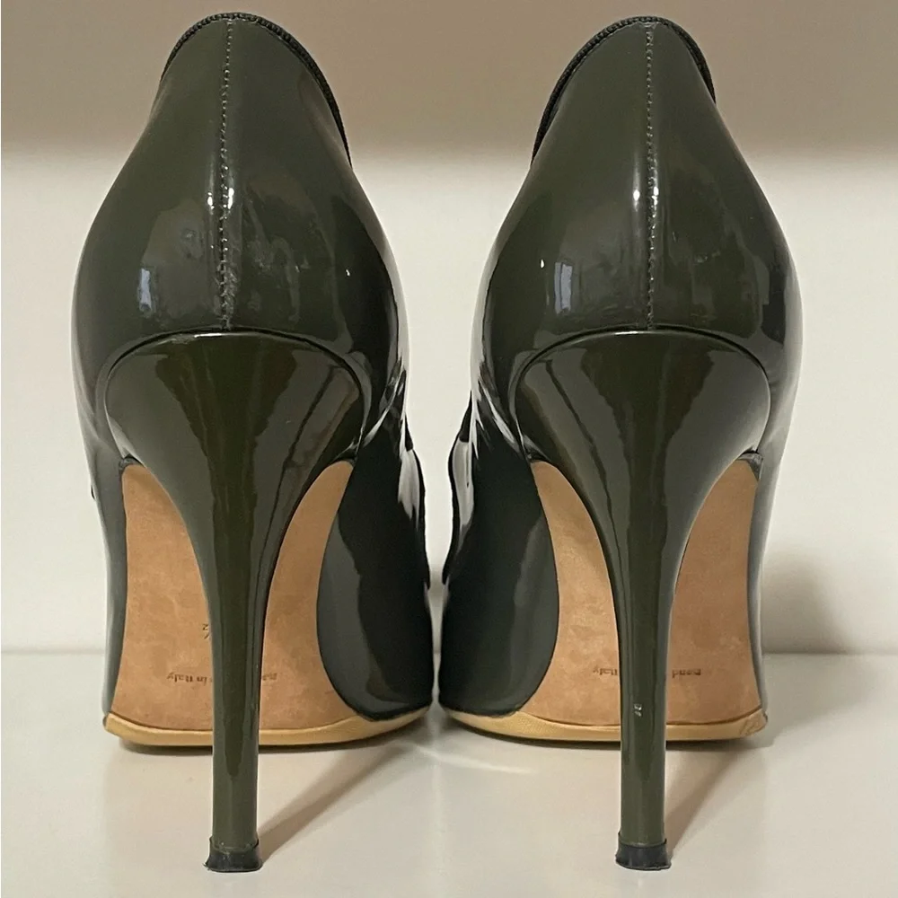 VGUC Manolo Blahnik Green Campy Mary Janes Size EU 40.5/9.5 - Picture 12 of 16